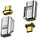 Adattatore Magnetico Usb-c Femmina A Usb-c Maschio, Ricarica Magnetica 240w Silver - Foto miniatura 1