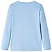 Maglietta per Bambini a Maniche Lunghe Blu Chiaro 128 - Foto miniatura 2