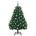 Albero di Natale artificiale Verde 150 cm PVC e Metallo - Foto miniatura 3