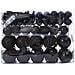 Set di Palle di Natale con 150 LED 61 pcs Nero Plastica - Foto miniatura 3
