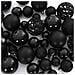 Set di Palle di Natale con 150 LED 61 pcs Nero Plastica - Foto miniatura 7
