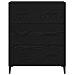 Credenza con cassetto Rovere Nero 69,5 x 34 x 90 cm - Foto miniatura 6