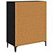 Credenza con cassetto Rovere Nero 69,5 x 34 x 90 cm - Foto miniatura 8