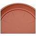 Vassoio Rotondo per Fiori 6 pcs Rosso Mattone Ø 27 x 2,5 cm - Foto miniatura 8