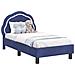 Struttura letto per bambini con testata Blu Polizia 70 x 140 cm - Foto miniatura 1