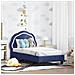 Struttura letto per bambini con testata Blu Polizia 70 x 140 cm - Foto miniatura 2