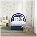 Struttura letto per bambini con testata Blu Polizia 70 x 140 cm - Foto miniatura 3