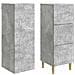 Set di armadi 2 pcs Grigio Cemento 33 x 34,5 x 90 cm - Foto miniatura 3