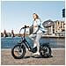 L20 3.0 Pro E?bike pieghevole con motore centrale 250W, sospensione completa, batteria 720Wh, tracciamento GPS, pneumatici 20x3.0'', adatta città e fuoristrada, Oro - Foto miniatura 6