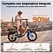 L20 3.0 Pro E?bike pieghevole con motore centrale 250W, sospensione completa, batteria 720Wh, tracciamento GPS, pneumatici 20x3.0'', adatta città e fuoristrada, Oro - Foto miniatura 7