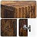 Mobile per scarpe HOORN 59,5 x 39,5 x 87 cm Rovere Fumo - Foto miniatura 7