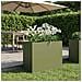 Vaso da giardino Verde Oliva 60 x 30 x 50 cm - Foto miniatura 2
