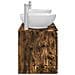 Set di Armadi da Bagno 3 pz Rovere Fumo 49,5 x 44,5 x 65 cm - Foto miniatura 2