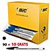 conf. 90+10 Value Pack Bic Cristal Medium nero 942911 - Foto miniatura 1