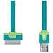 Sync flat cable for iPod iPhone - Green / Light green - Foto miniatura 2