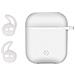 Aircase Custodia in Silicone per Auricolari AirPods Colore Bianco - Foto miniatura 1
