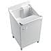 Mobile Lavatoio   Prima 50x45cm Con Un'anta E Asse In Pino - 45 Cm Bianco A Magazzino - Foto miniatura 1