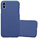 Cadorabo Custodia Compatibile Con Apple Iphone Xs Max In Frost Blu Scuro - Coperchio Protettivo In Silicone Tpu Flessibile - Foto miniatura 1