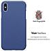 Cadorabo Custodia Compatibile Con Apple Iphone Xs Max In Frost Blu Scuro - Coperchio Protettivo In Silicone Tpu Flessibile - Foto miniatura 3