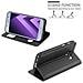 Custodia Compatibile Con Samsung Galaxy A3 2017 In Nero Cometa - Coperchio Protettivo Con Chiusura Magnetica, Funzione Stand E 2 Finestre Di Visualizzazione - Foto miniatura 8