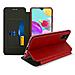 Custodia Samsung Galaxy A41 In Pelle Vera Portacarte Supporto Video Rosso - Foto miniatura 4