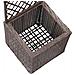 Letto Rialzato Traliccio 1 Vaso 30x30x107cm Polyrattan Marrone - Foto miniatura 6