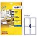 Etichetta Adesiva J8169 Bianca 25fg A4 99,1x139mm (4et / fg) Inkjet - Foto miniatura 1