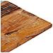 Piano Tavolo Rettangolare 60x100 Cm 25-27 Mm Legno Di Recupero - Foto miniatura 6