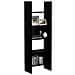 Libreria Nera 60x35x180 cm in Legno Multistrato - Foto miniatura 3