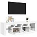 Mobile Porta TV con Luci LED Bianco 140x36,5x40 cm - Foto miniatura 6