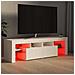 Mobile Porta TV con Luci LED Bianco 140x36,5x40 cm - Foto miniatura 7