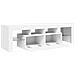 Mobile Porta TV con Luci LED Bianco 140x36,5x40 cm - Foto miniatura 11