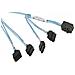 INT MINI-SAS HD TO 4 SATA 13-2 - Foto miniatura 2
