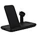 Wireless Triple Qi Caricatore Usb-c Conn. Mobile / Orologio / Airpods Neri Da 20 W Totali - Foto miniatura 9