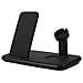 Wireless Triple Qi Caricatore Usb-c Conn. Mobile / Orologio / Airpods Neri Da 20 W Totali - Foto miniatura 1