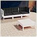 Set Divani Da Giardino 4 Pz Con Cuscini Antracite Legno Di Pino - Foto miniatura 1
