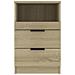 Comodini 2 Pz Rovere Sonoma In Legno Multistrato - Foto miniatura 3