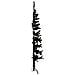 Albero Natale Artificiale Sottile a Metà e Supporto Nero 120 cm - Foto miniatura 2