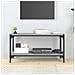 Mobile Tv Grigio Sonoma 80x33x41 Cm Legno Multistrato E Acciaio - Foto miniatura 3