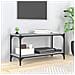 Mobile Tv Grigio Sonoma 80x33x41 Cm Legno Multistrato E Acciaio - Foto miniatura 1