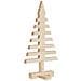 Alberi Di Natale Decorativi In Legno 3pz Legno Massello Di Pino - Foto miniatura 3