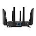 Router Wireless ROG Rapture GT-BE98 10 Gigabit Ethernet Quad-band (2.4 GHz / 5 GHz-1 / 5 GHz-2 / 6 GHz) Colore Nero - Foto miniatura 3