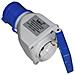 Adattatore 904012 Con Coperchio Cetac Schuko Azzurro Grigio 16 A - Foto miniatura 1