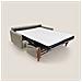 Edgar Divano letto matrimoniale in tessuto felis impermeabile T03 200 cm (mat. 160x197) marrone - Foto miniatura 2