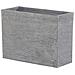 Vaso Rettangolare Per Interno Ed Esterno Grigio 34 X 80 X 56 Cm Edessa - Foto miniatura 4