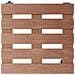 Carrelli Porta Piante 4 Pz Marroni 30x30x7,5 Cm Wpc - Foto miniatura 3