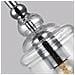 Sospensione Industrial Nordica Loras Acciaio Vetro 1 Luce E27 - Foto miniatura 5