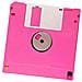 1 X Floppy Disk Drive 3,5"" 1.4mb Mf2-hd Ms-dos Windows Rosa (singolo) - Foto miniatura 4