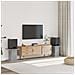 Supporti Altoparlanti 2 Pz Grigio 30x30x40 Cm Legno Multistrato - Foto miniatura 1