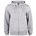 Basic Active Hoody Full Zip Grigio Melan Xxl - Foto miniatura 1